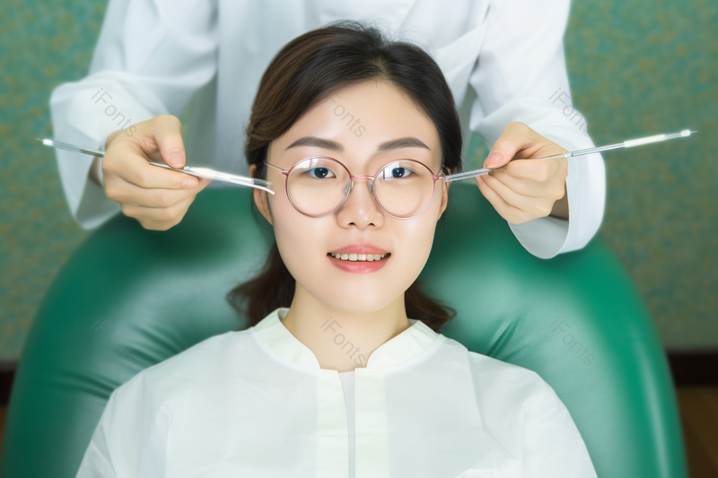 牙科医院医生给病人做检查,高清,摄影图,摄影图片,图片大全,摄影图免费下载